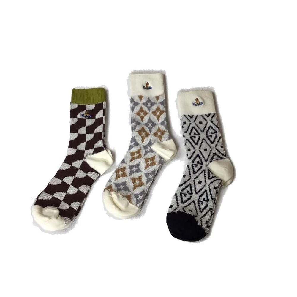 Vivienne Westwood iconic orb logo socks lot of 3 pair NWOT